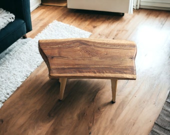 Rustic Handmade Wood Coffee Table - Unique Walnut (WG-1023)