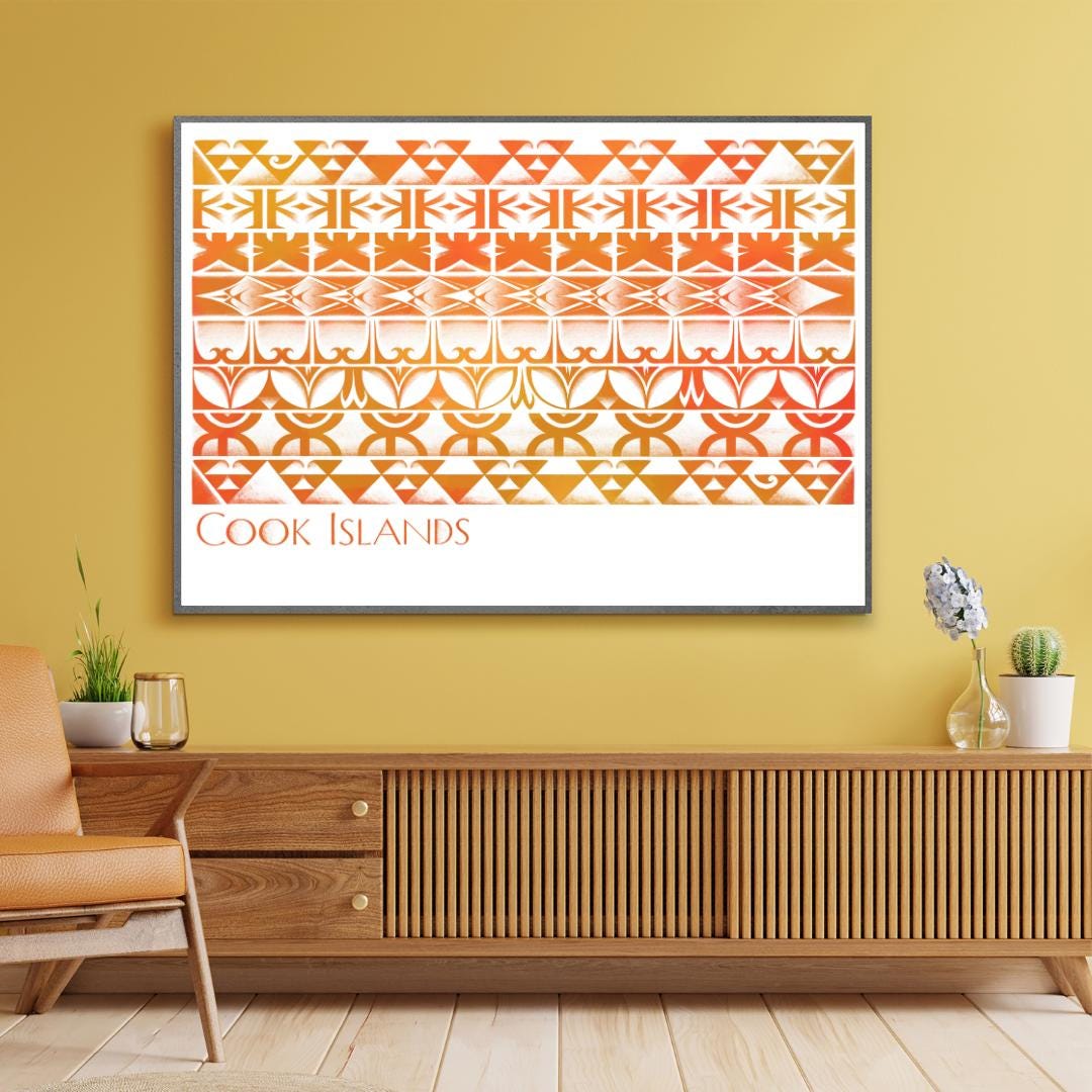 Kuki Patterns Kuki Pattern, Cookisland Art 6 Pack, Polynesian Art, Digital Art ...