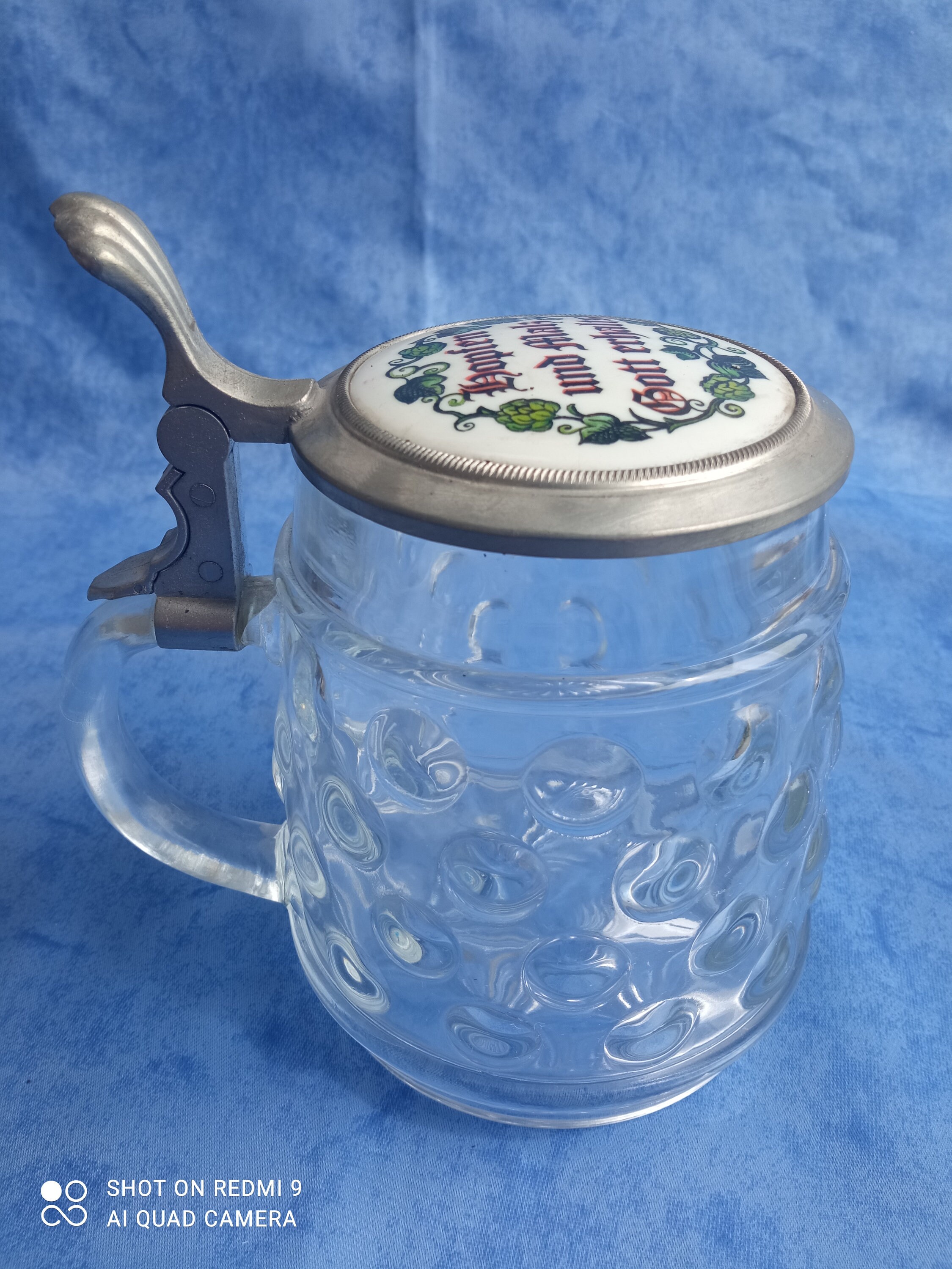 Vintage Glass Beer Mugs Etsy