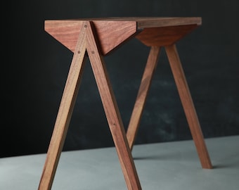 Stacking Walnut Side Tables - Set of 2