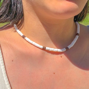 Schelpenketting, schelpensieraden, schelp, choker, ketting, ketting