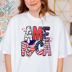 Comfort Color America Shirt, 4th Of July Shirt, America 1776 Tshirt, Fourth Of July Tee, Independence Day Clothes, USA Patriotic Shirt