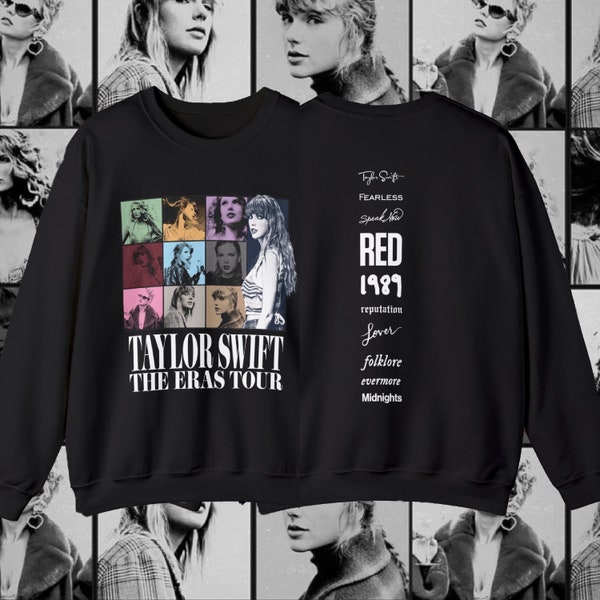 Taylor Swift Eras Tour Sweatshirt | Swiftie Concert Merch | Taylor Swift Eras Sweatshirt