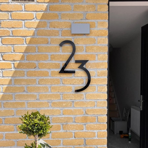 10 inch Modern House Numbers Letters, Custom Address Numbers