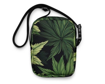 Schoudertas schoudertas accessoires stoner cadeau Cannabis I Marihuanna Greeny IKushISmokeIGanjaIRastafariI 420 cadeau