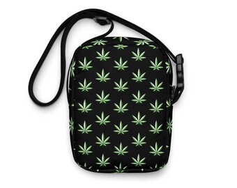 Bolso bandolera accesorios stoner regalo Cannabis I Marihuanna HanfstarIKushISmokeIGanjaIRastafariI 420 regalo