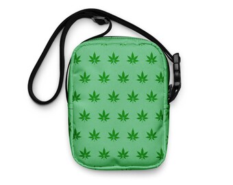 Schoudertas schoudertas accessoires stoner cadeau Cannabis I Marihuanna Canna Leaf IKushISmokeIGanjaIRastafariI 420 cadeau