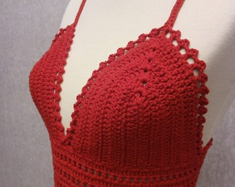 Red color bustier