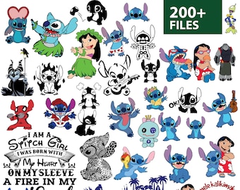 Lilo And Stitch Svg Bundle File, Lilo And Stitch Svg, Lilo And Stitch Clipart, Lilo And Stitch Svg Cut File, Digital Files, Instant Download