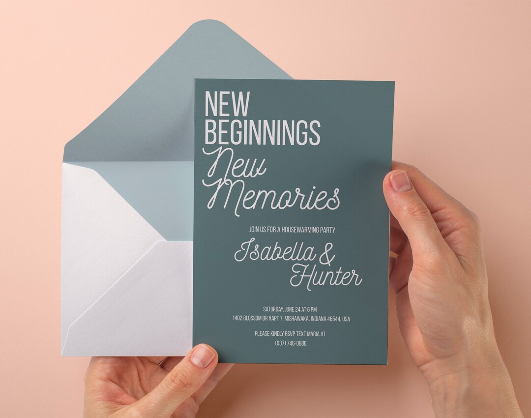 Editable Housewarming Party Invitation Printable Template Corjl, Modern