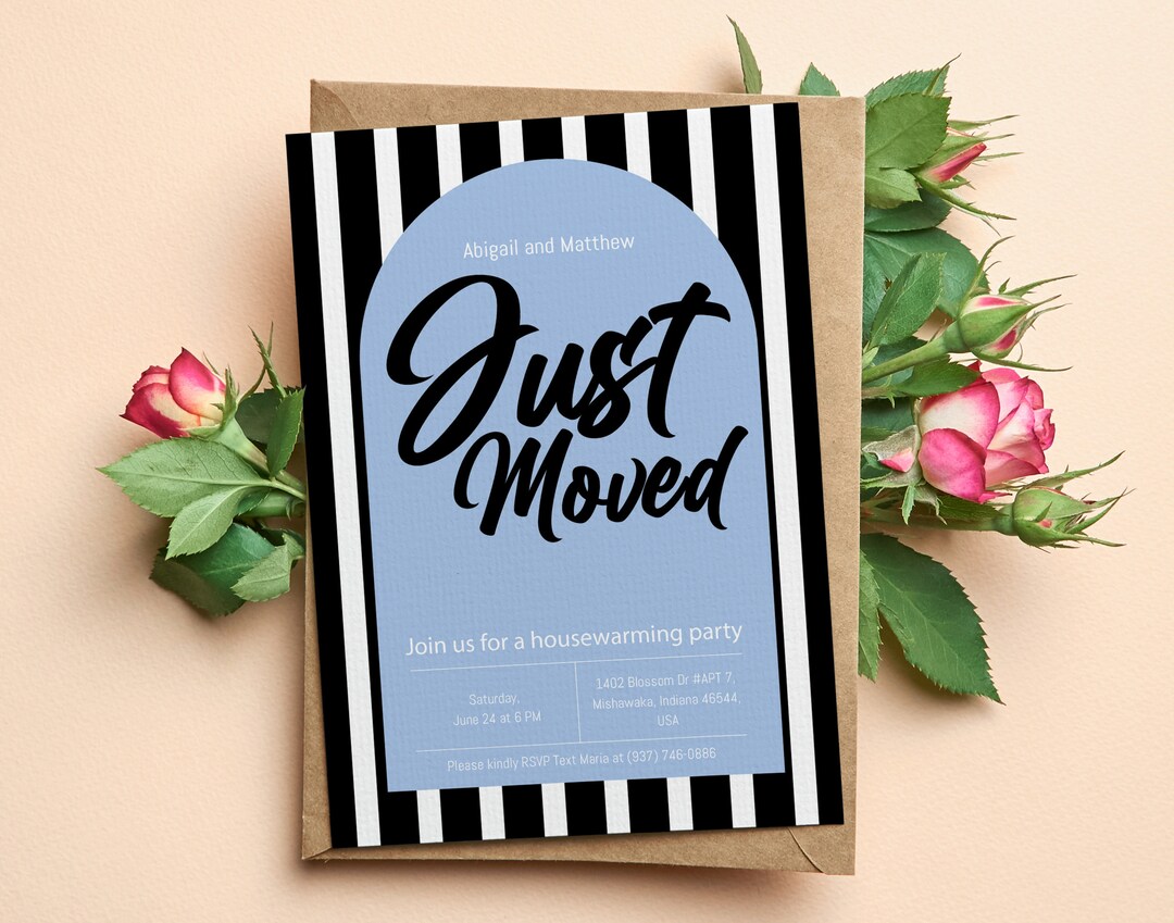 Editable Housewarming Party Invitation Printable Template Corjl, Modern