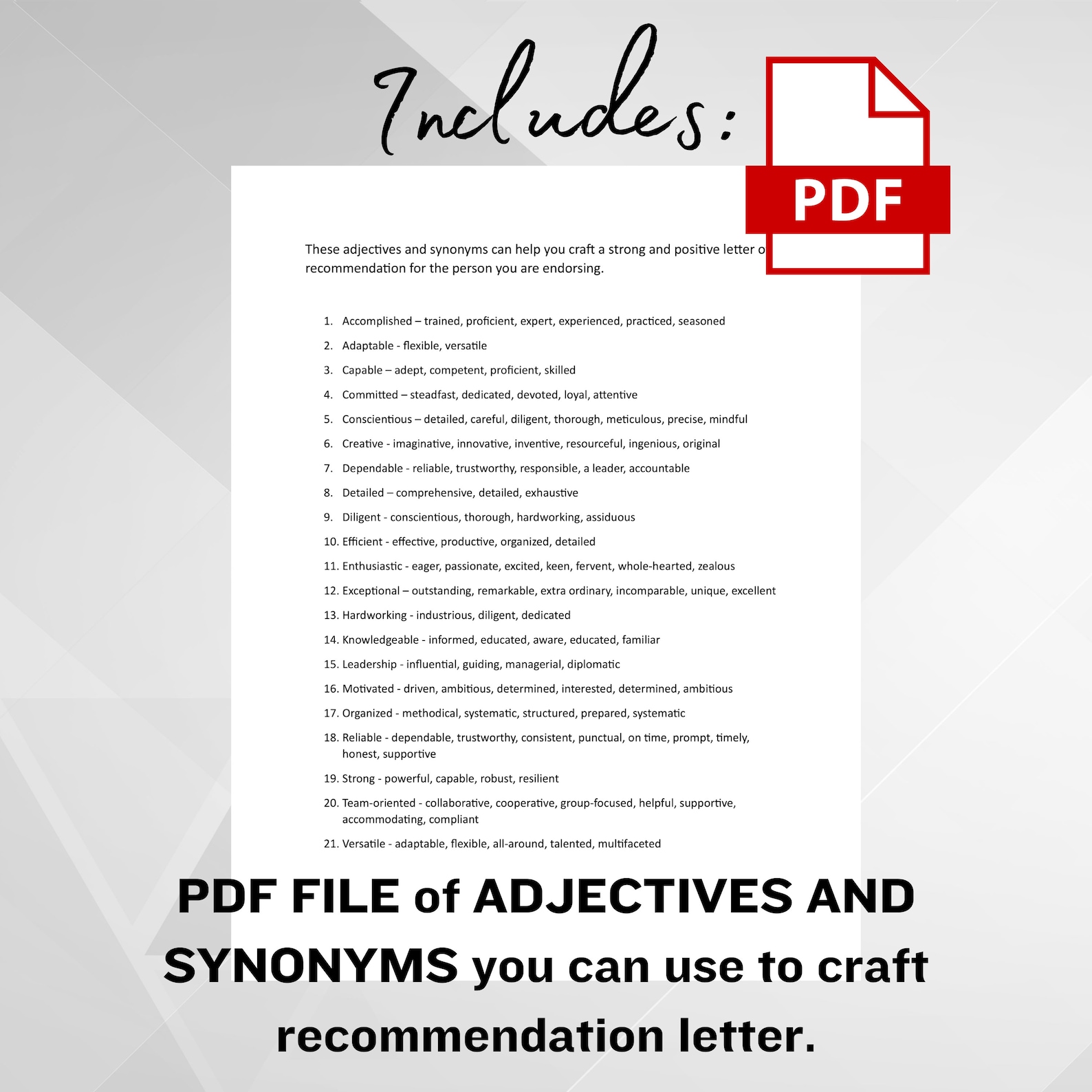 Professional Letter of Recommendation Template, Character Letter ...