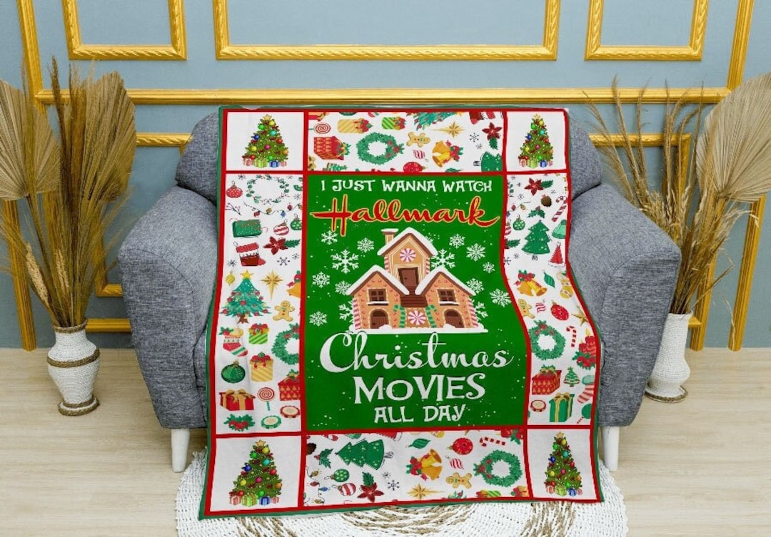 Hallmark Christmas Movie Watching Blanket Christmas Tree Etsy