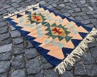 kilim rug, 1.8x2.8 turkish rug, neutral rug, southwestern rug, navajo rug, rustic rug, vintage rug, small rug, bohemian rug, door mat rug