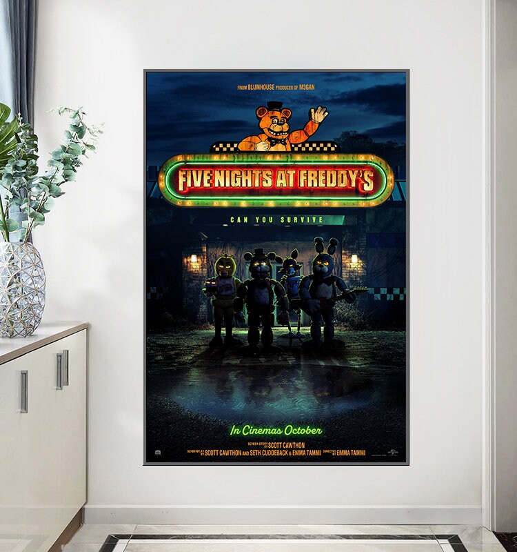 Five Nights at Freddy's Movie Poster /50x70 cm/24x36 in /27x40 in/#266