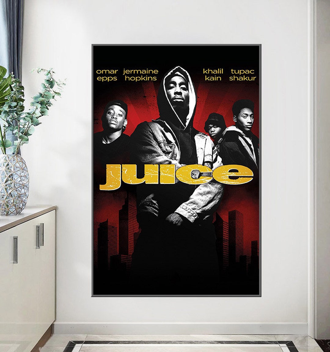 Juice 1992 Movie Poster Omar Epps Jermaine Hopkins Art Print Etsy