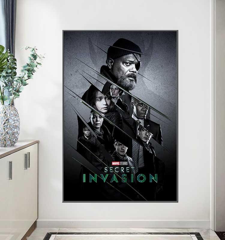 Marvel Secret Invasion 2023 TV Poster A5 A4 A3 A2 A1 -  Sweden