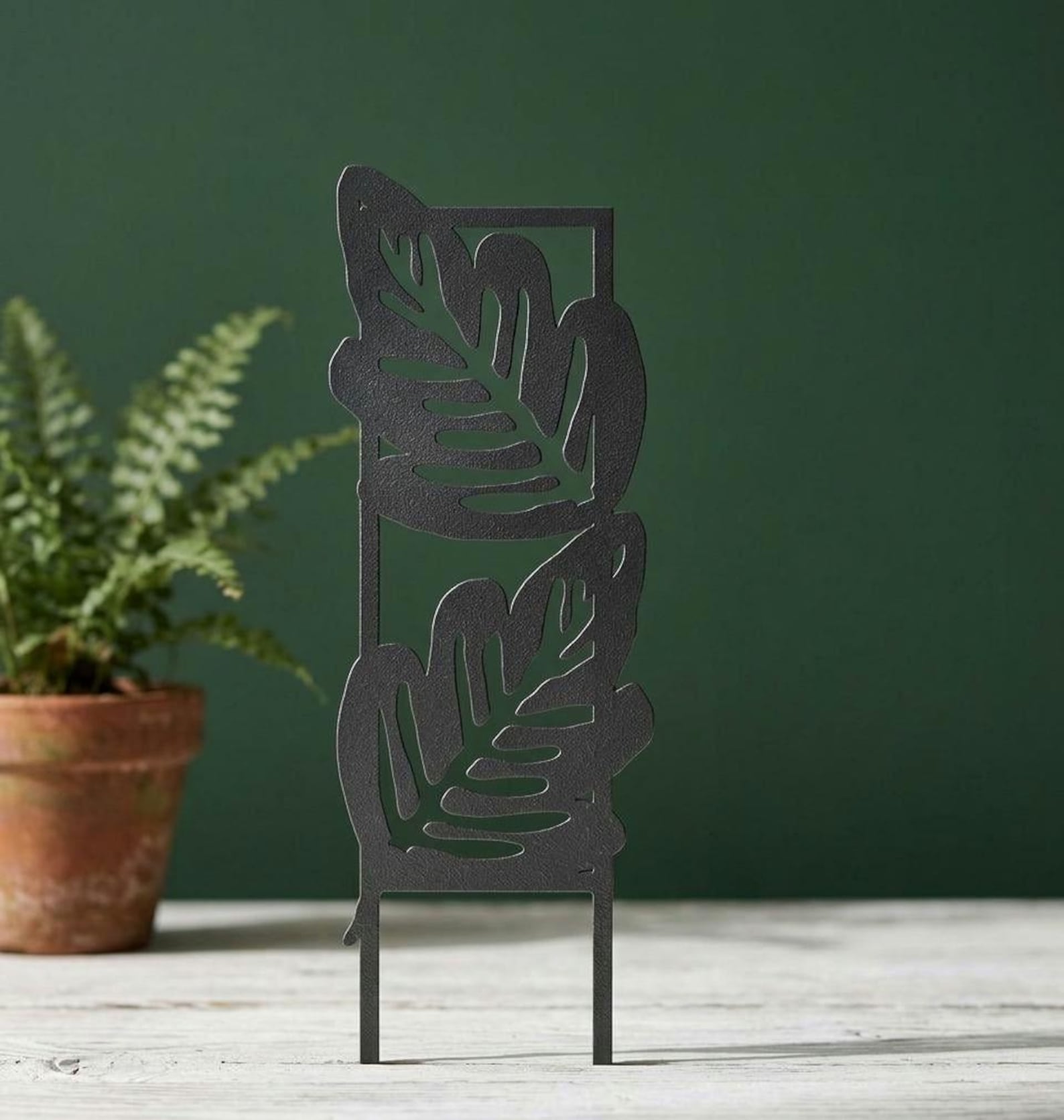 Pflanzenleiter Blatt Design