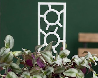 3D Printed Plant Ladder | Plant Support Climbing Aid | Sun Motif | Houseplant Decor | Handmade in Dresden | Growlayer