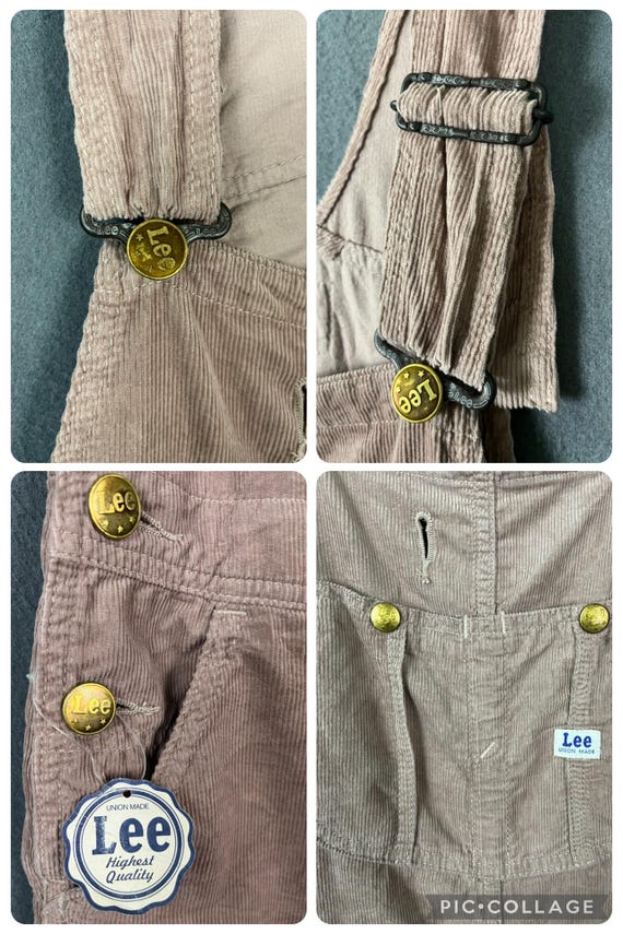 Deadstock NWT Lee Union Made Corduroy Overall XS … - image 6