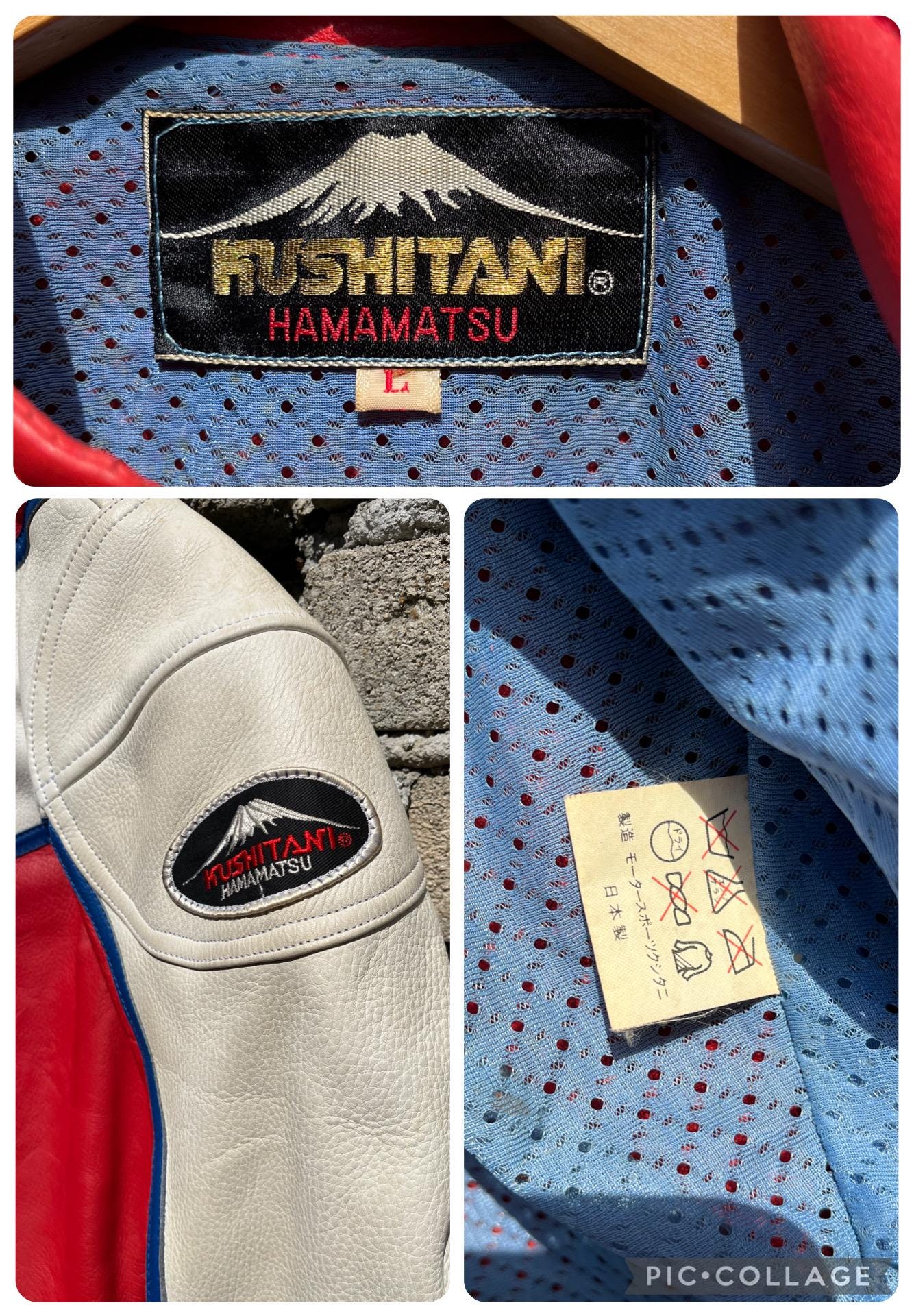Vintage 90s Kushitani Motorsport Full Suit Leather Bike Gear 2