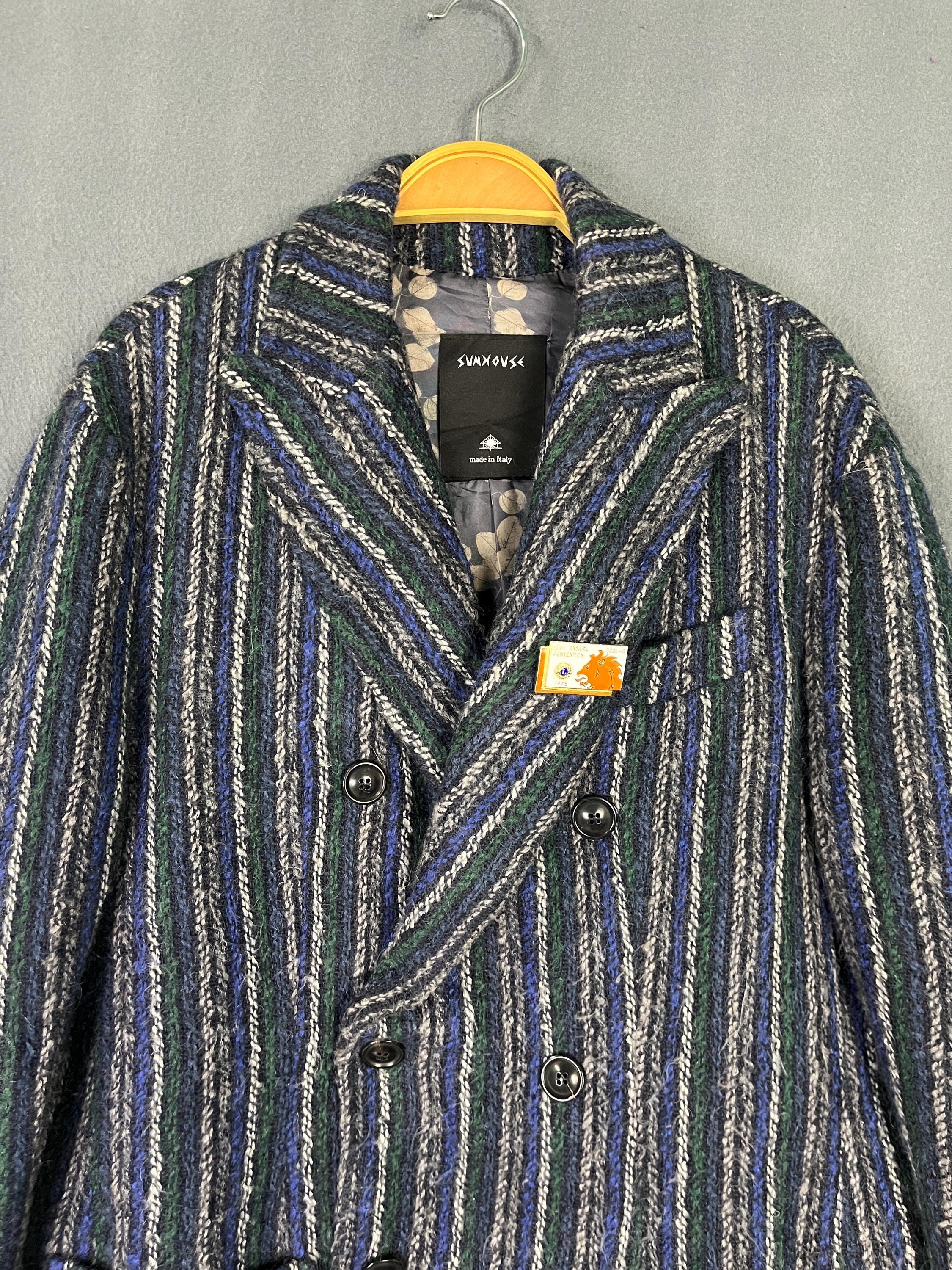 Vintage Sunhouse Made in Italy Mohair Knitted Double Vintage Sunhouse Made in Italy Mohair Knitted Double