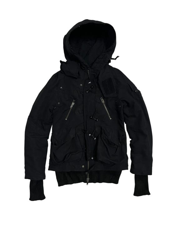 SLY Hooded Cargo Jacket Seditionaries Military Style Utility