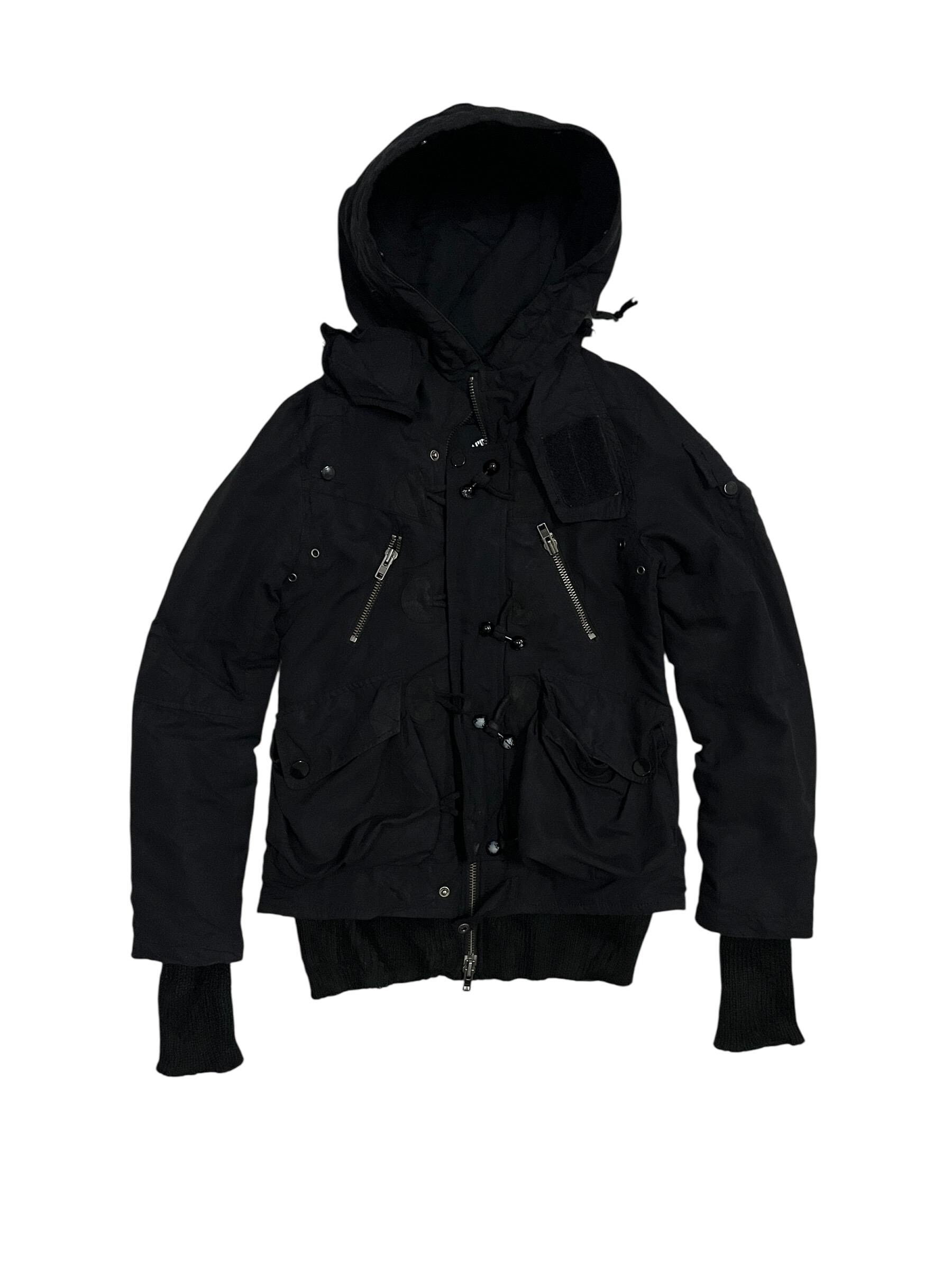 ⭐︎KAPITAL⭐︎希少M-65オイルコーティングネイビー ミリタリージャケット Kapital military jacket m-65 - Gem