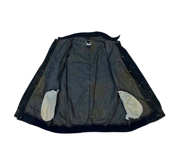 Akademiks Denim Concept Patchwork Multipocket Jac… - image 8