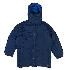 Vintage Patagonia Outdoor Puffer Parka Long Jacket Medium Removable Hood