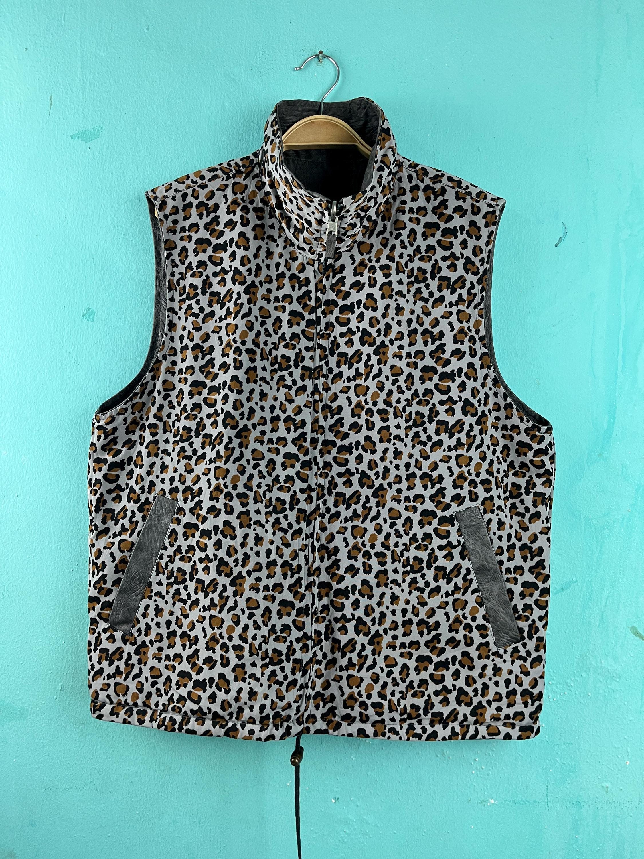 ORDINARY JOY】Leopard Fur gilet ORDINARY JOY】Leopard Fur gilet