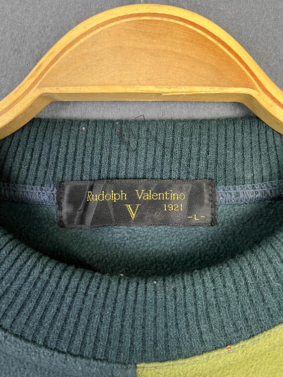 Rudolph Valentino Patchwork Nice Pattern Fleece S… - image 8