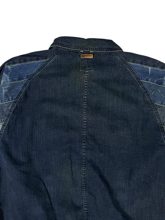 Akademiks Denim Concept Patchwork Multipocket Jac… - image 7