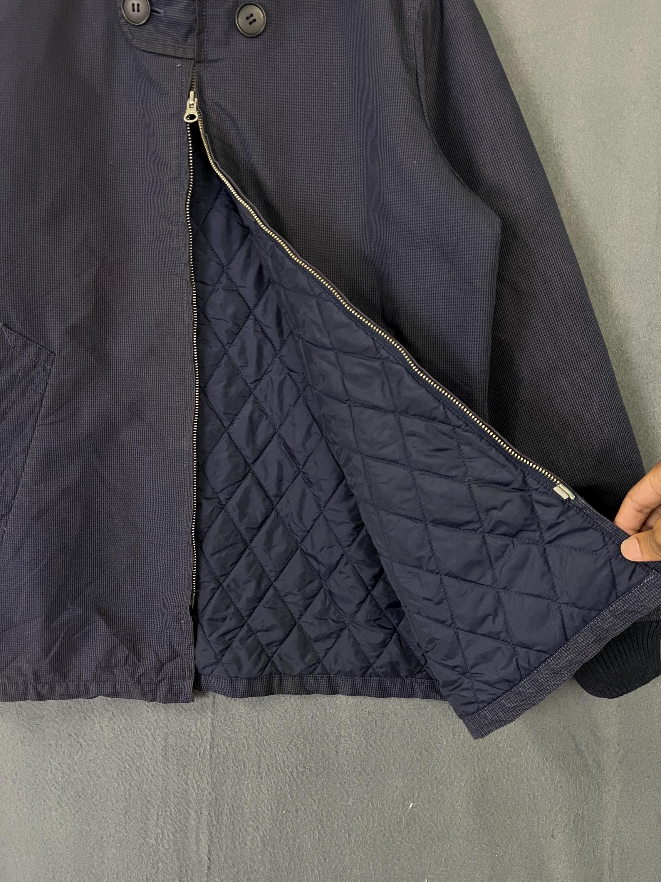 Beams Checkered Bombers Jackets Quilted Lined - Etsy