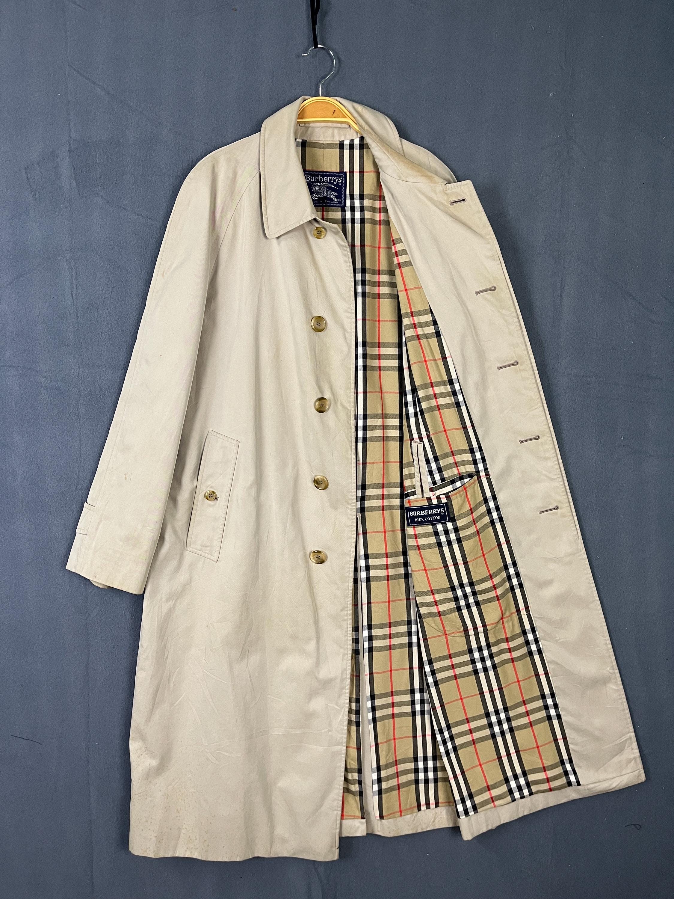 Burberry 80s Trench - Etsy Burberry 80s Trench - Etsy