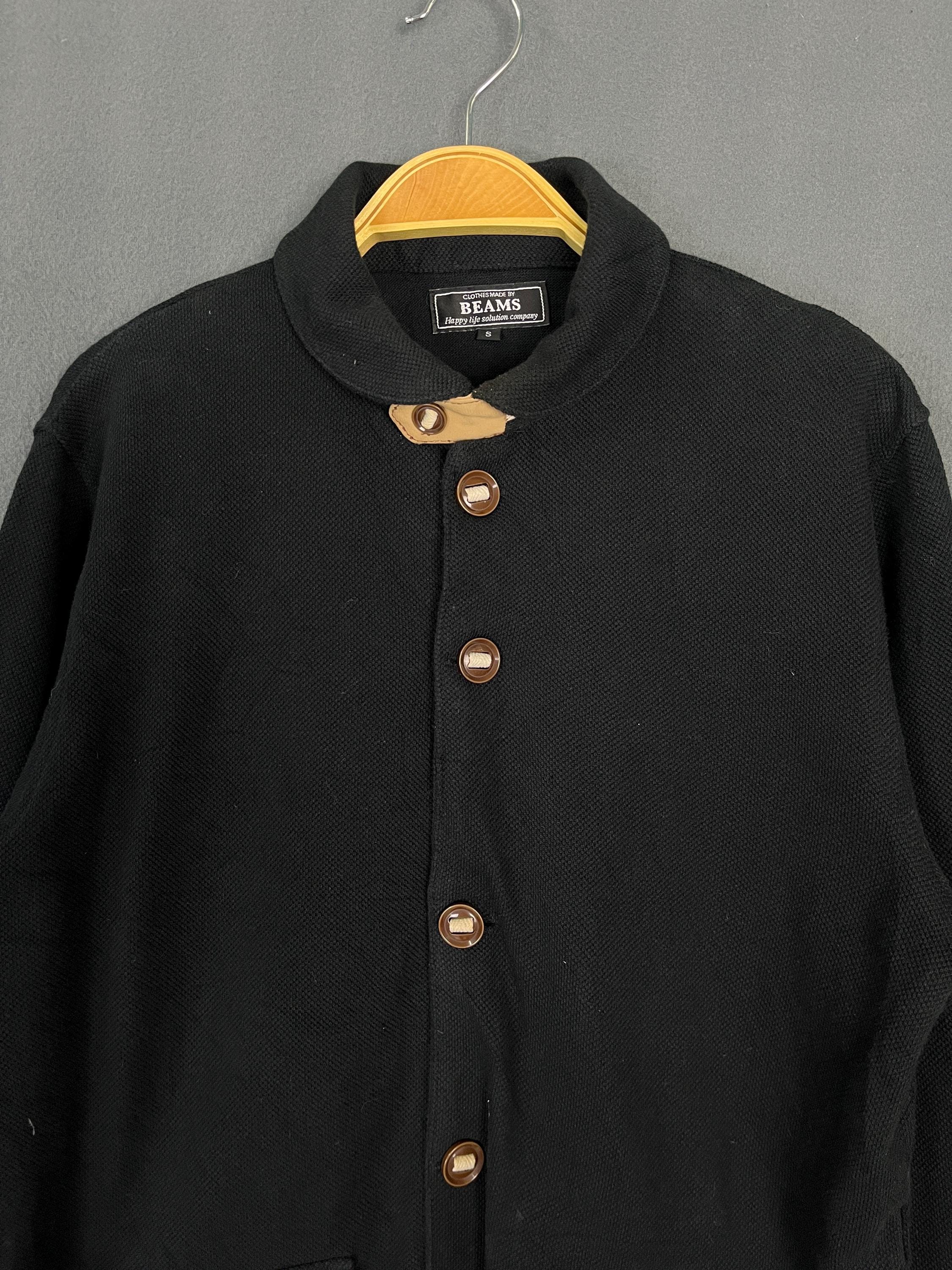 Beams Button up Cardigan Cotton Sweater - Etsy