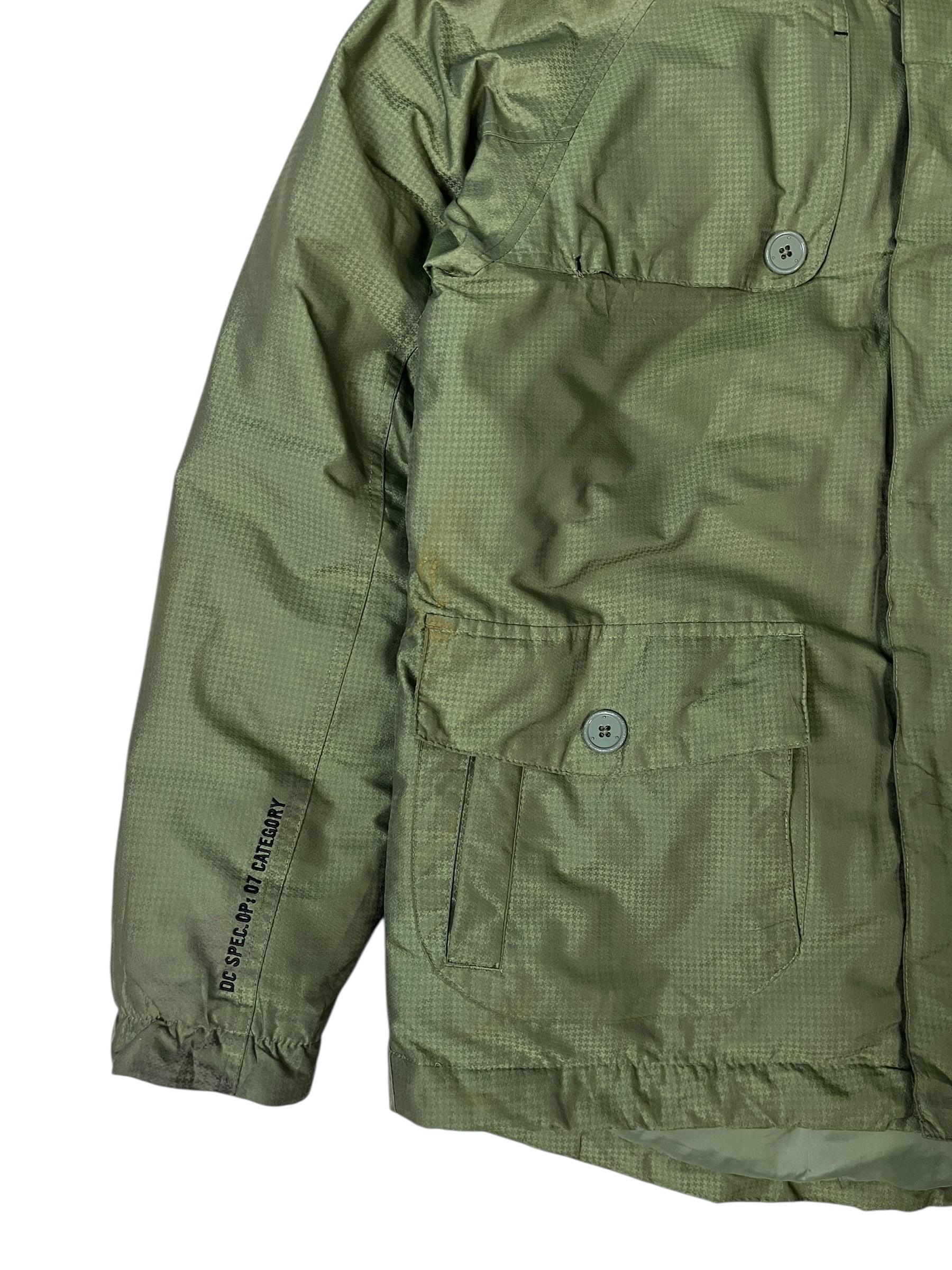 DC Shoe Co USA Tactical Parka Utility Army Green Medium Size Long 