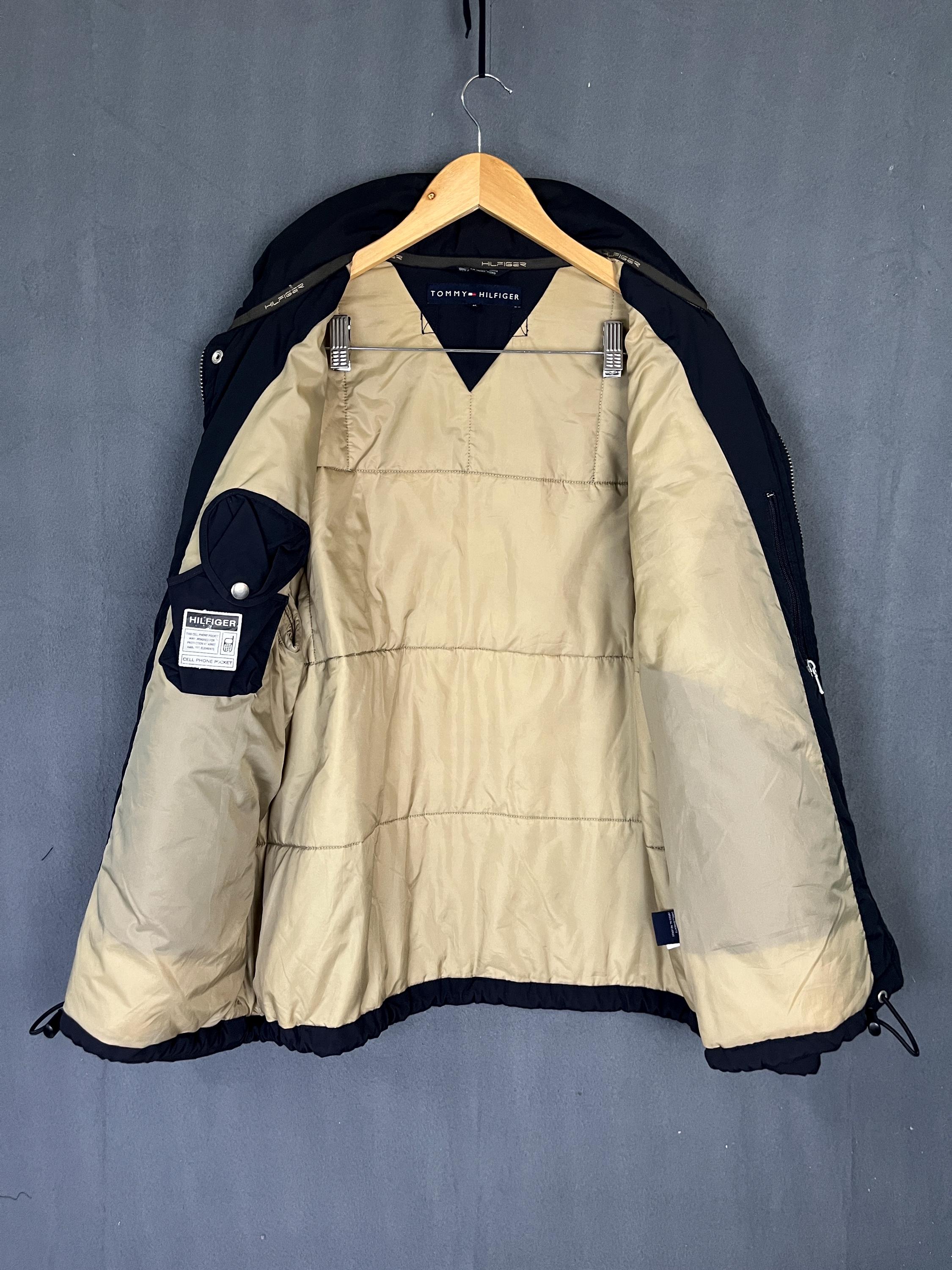 Vintage 90s Tommy Hilfiger Multipocket Puffer Utility Outdoor 