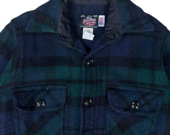 【80sXL〜XXL】 Woolrich made in usaウールジャケット Vintage Woolrich Jacket Men XL 90s Made in USA Plaid Polartec