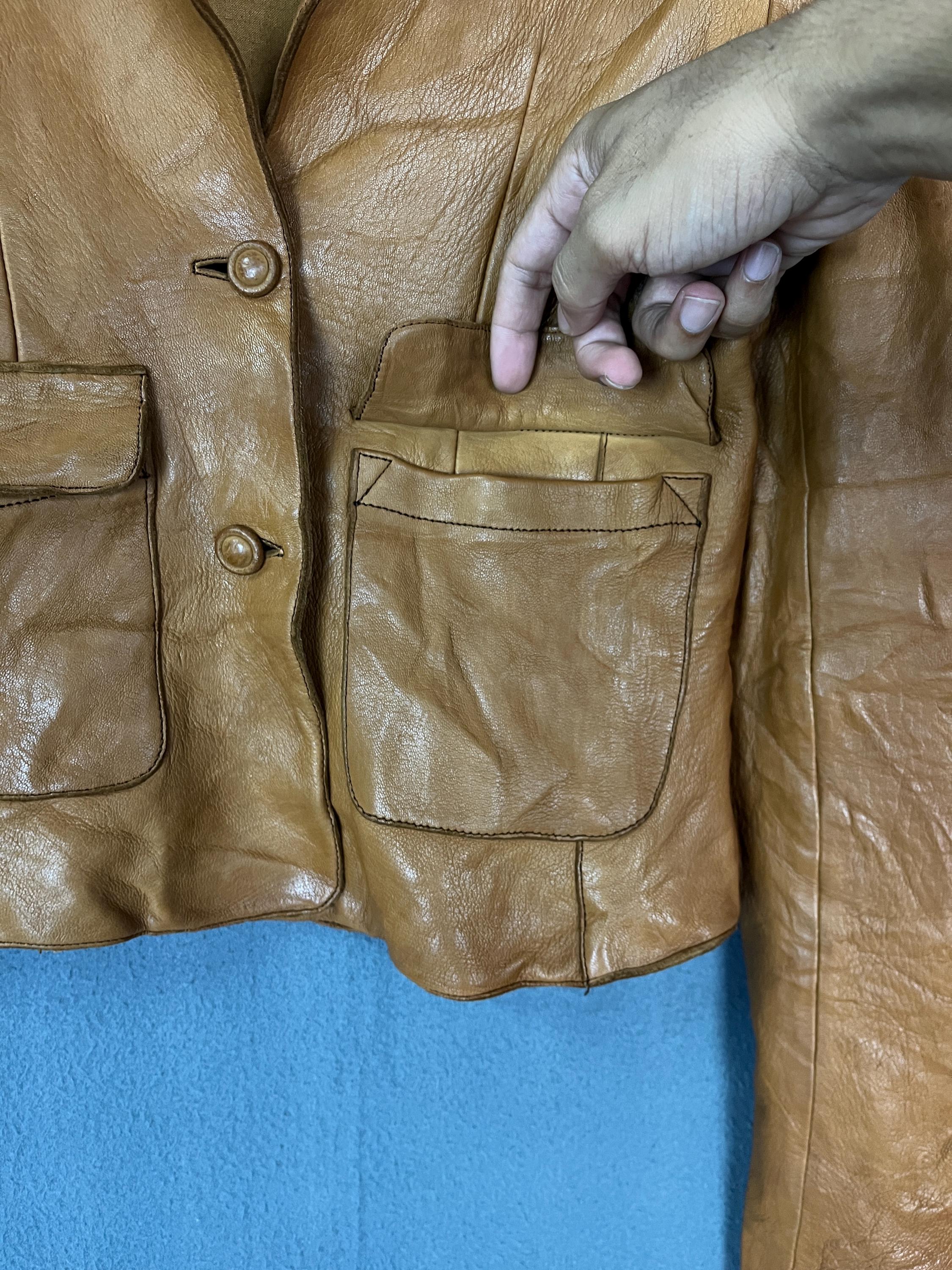 Christian Peau Goat Leather Made in Japan Brown Jacket Size 38 - Etsy