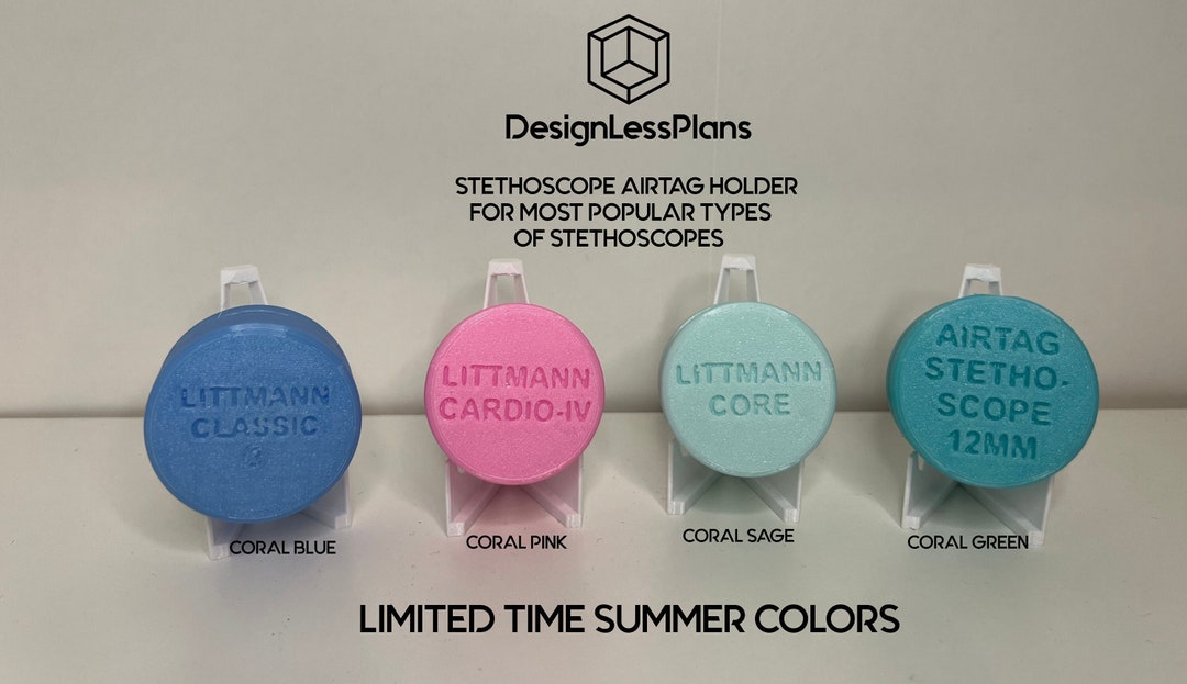 Stethoscope Airtag Holder limited Summer Colors Etsy