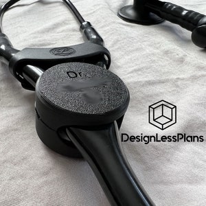 Stylish Stethoscope Airtag Holder for Littmann® CORE Digital Stethoscopes & EKO CORE 500. 3D-printed, secure fit without sound interference. Water/chemical resistant, lightweight, with engraved or high contrast lettering. Explore color options