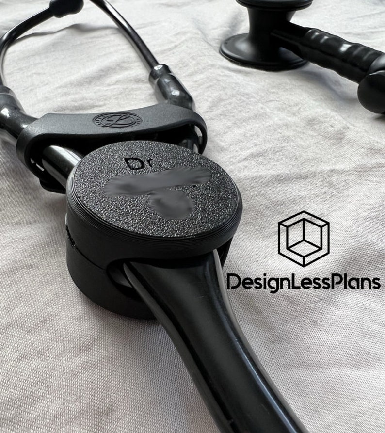 Stylish Stethoscope Airtag Holder for Littmann® CORE Digital Stethoscopes & EKO CORE 500. 3D-printed, secure fit without sound interference. Water/chemical resistant, lightweight, with engraved or high contrast lettering. Explore color options