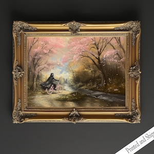 Darth Vader Wall Art, Victorian Landscape, Funny Altered Art Print, Eclectic Print, Alternative Art Print Shabby Chic Wall Décor