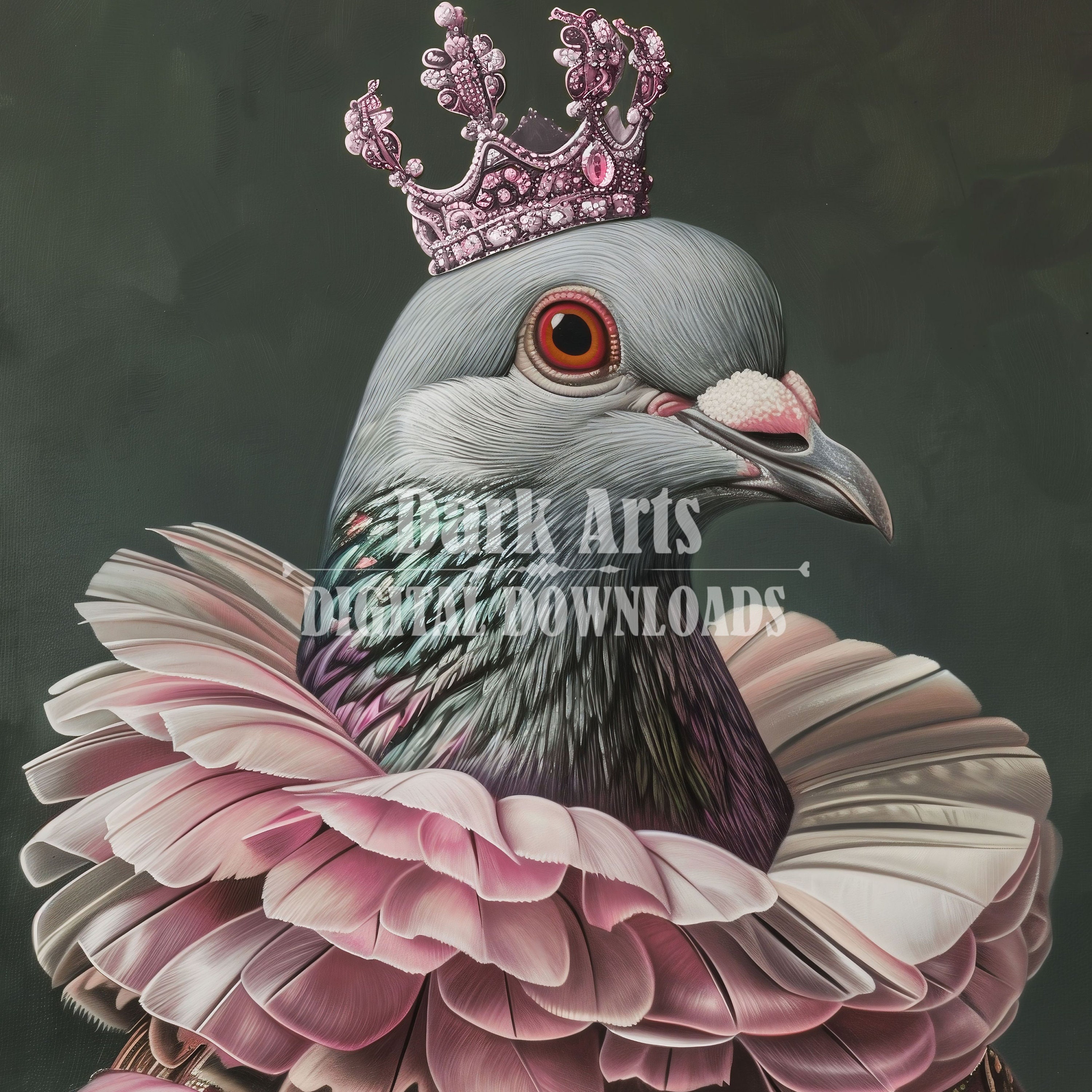 Papier Peint 3D Autocollant Forêt Animal Pigeon M0896 - Amovible - Déco Murale Romy