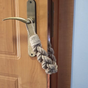 Door Stop Thick Rope..braided Chunky Jute Rope..nautical Decor-industrial  Holdbacks.. -  Canada
