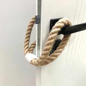 Jute Chunky Door Stopper - Door Stop - Door Impact Protection - Door Animal Stopper - Jute Rope