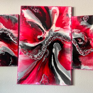 3 Piece Resin Geode Wall Art