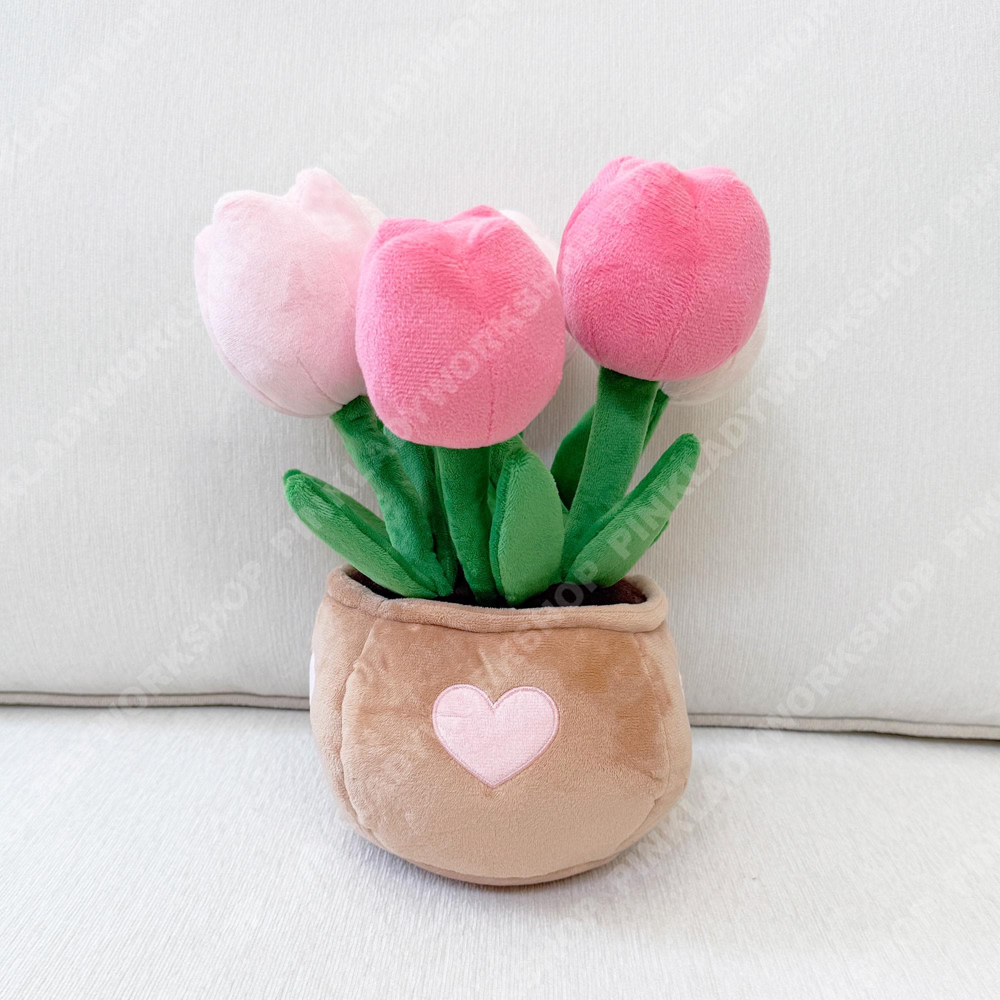 Pinkladyworkshop Exclusive Pink Tulip | Daisy | Strawberry Pot