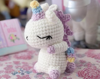 Handmade Finished Crochet Unicorn | Mini Unicorn Plush | Handmade Unicorn Toy | Unicorn Stuffed Animal | Eco-Friendly | Car Ornament